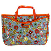 Small Neoprene Laptop Sleeve in Floral Swirl