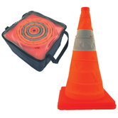 Orange Pack And Pop Cone With Light