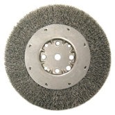 Medium Face Crimped Wire Wheels-DMX Series-1 Dense Section - dmx6-.014 6"dia narrow face crimped wir