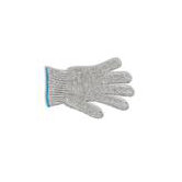 9 Gray MultiKnit&trade; Heavy Weight Polyester/Cotton String Gloves With Knit Wrist And Double Side Black PVC Dot Coating