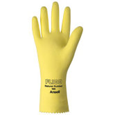 Unsupported Latex Gloves - 185752 10 lght dty nat latex unsupported lined