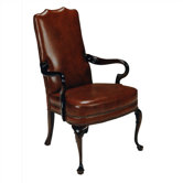 Gooseneck Leather Armchair