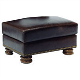 Hilton Leather Ottoman