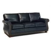 Manchester Leather Sleeper Sofa