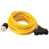 3-Outlet Tri-Tap Generator Cord