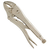 10" Curved Jaw Locking Pliers With Wire Cutter C10CV