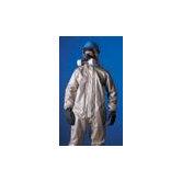 Tychem&reg; CPF3 Tan Coverall With Zipper Front, Taped Seams, Attached Hood And Boots, Storm Flap And Elastic Wrists And Ankles