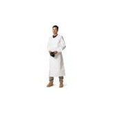 Protection Bib X-Large White 44" Tychem&reg; SL With Apron Seams, Wrists, Waist And