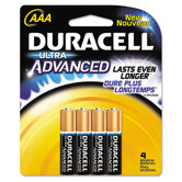 Ultra Power Alkaline Batteries with Duralock Power Preserve Technology, Aaa, 4/Pack