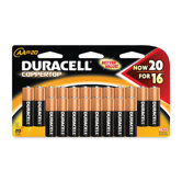 Batteries, AA, 20/PK