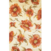 Catalina Ivory Poppies Rug