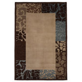 Chateau Damask Border Rug