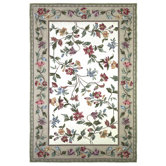 Colonial Ivory Floral Vine Rug
