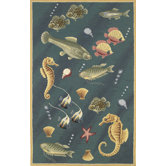 Colonial Deep Sea Dives Novelty Rug