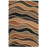 Cosmopolitan Eath Tone Horizons Wave Rug