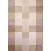 Eternity Ivory Checkerboard Rug