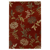 Florence Floral Red Rug