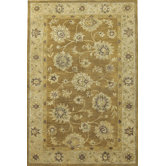 Kasmir Coffee/Beige Allover Kashan Rug
