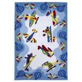Kolorful Kidz Friendly Skies Kids Rug