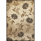 Onyx Beige/Mocha Mums Rug