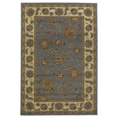 Lifestyles Slate/Ivory Kashan Rug