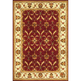 Lifestyles Red/Ivory Agra Rug