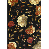 Lifestyles Black Capri Rug