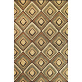 Milan Beige Diamonds Rug