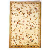 Ruby Ivory Floral Delight Rug