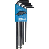 Ball End Hex Keys Metric 9 Piece Set 13609