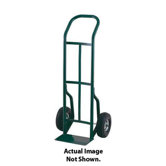 52T Series Continuous Handle Steel Hand Truck With 8" Offset Poly Hub Solid Rubber Wheels