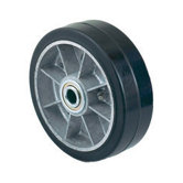 6" X 2" Mold-On Rubber Wheel