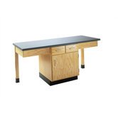 2 Station Science Table With Storage Cabinet