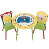 Jungle Jingle Kids' 3 Piece Table and Chair Set