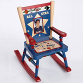 Rock A Buddies All Star Sports Mini Kid Rocking Chair