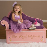 Princess Painting Kid's Chaise Lounge