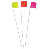 Stake Flags - 2.5"x3.5"x21 pink glo stake flag