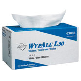 WypAll&reg; L30 Wipers - 11"x10.4" white wypall l30 economy wiper 120/box