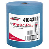 WypAll&reg; X80 Towels - wypall x80 shop pro cloth towel blue 475/roll
