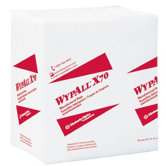 WypAll&reg; X70 Workhorse&reg; Rags - wypall x70 workhorse rags 1/4 fold white 76/pkg
