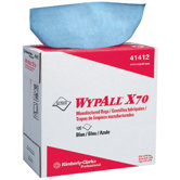 WypAll&reg; X70 Workhorse&reg; Rags - wypall x70 workhorse rags blue 10/100