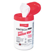 KIMTECH PREP Surface Sanitizer Wipes, 12"x12", White, 30 wipes