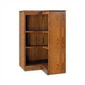 200 Signature Series 36" H Three Shelf Inside Corner Bookcase
