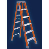 Type IA Non-Conductive Fiberglass Stepladder, 300 Pound Work Load Capacity