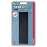 Black Nylon Belt Holster for Mini Mag-Lite AA Flashlight (Black)