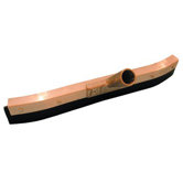 Curved Squeegees - 24" blk rubber curved floor squeegee re