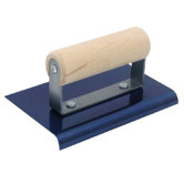 Blue Steel Hand Edgers - 6 x 4 bs edger; 1/2r  5/8l-wood handle