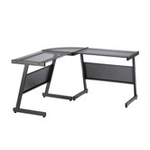 Luigi L-Shaped Computer Desk with out Shelf