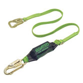 BackBiter� Tie-Back Lanyards - 6' backbiter tie back lanyard w/snap hooks green