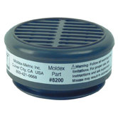 Moldex - 8000 Series Gas/Vapor Cartridges Acid Gas Cartridges: 507-8200 - acid gas cartridges